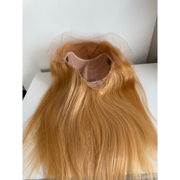 20” 100% human hair honey blonde main image 2